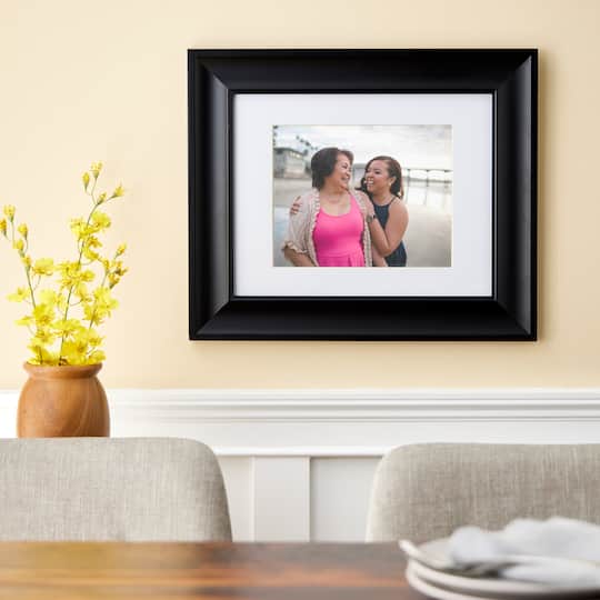 8 Pack: Black 8" x 10" Frame with Mat, Gallery by Studio Décor®